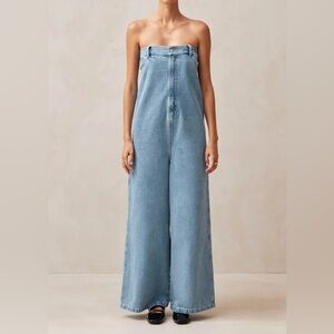 NWT Alohas Lola Blue Denim Jumpsuit